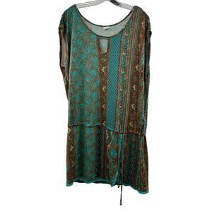 Lascana Women's Cinched Drop Waist Shift Dress Multicolor Size 18